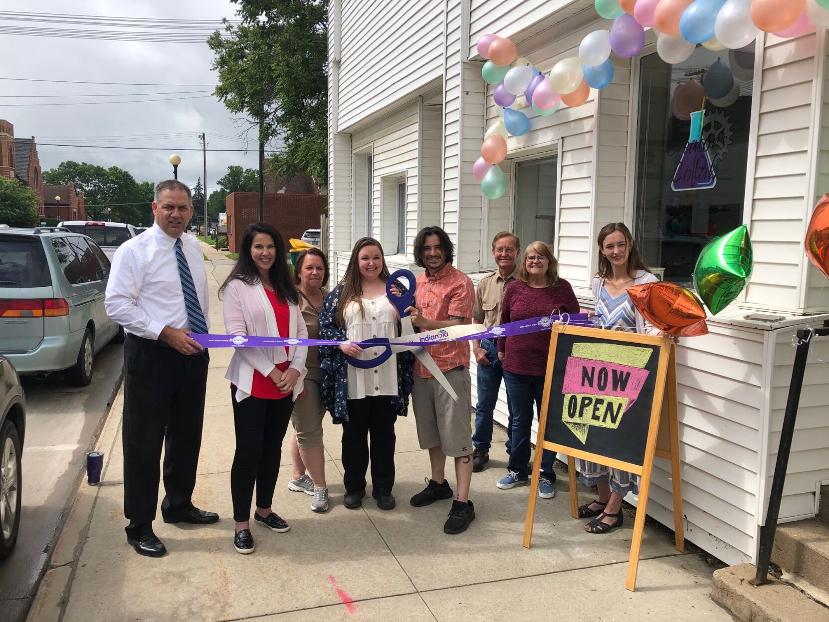 Creative Collab ribbon cutting